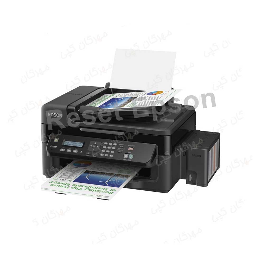 ریست پرینتر اپسون مدل Epson L550,L555