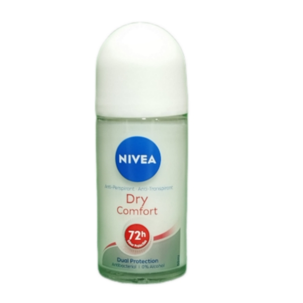 مام رول ضد تعریق نیوا اصل آلمان دوگانه ضد تعریق و آنتی باکتریال Nivea Dry Comfort حجم 50 میل