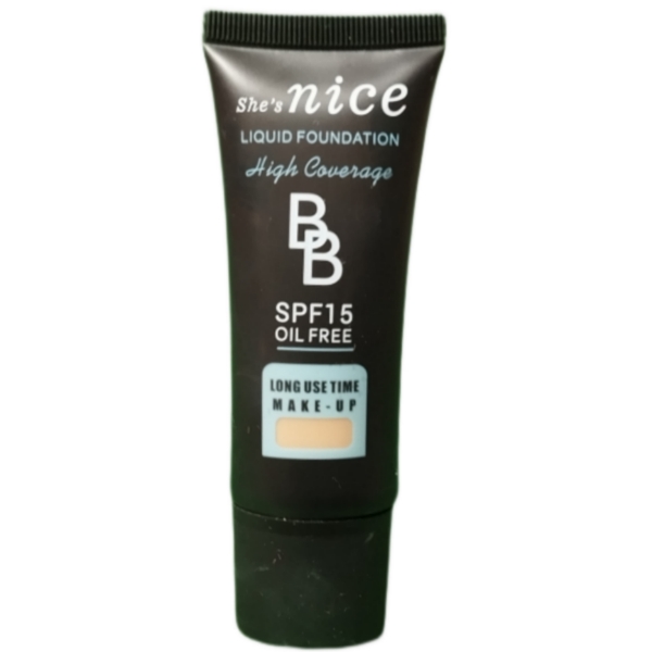 کرم پودر BBنایس فرانسه شماره 101 پوشش دهی عالی Nice BB Spf 15 oil Free — تصویر ۲