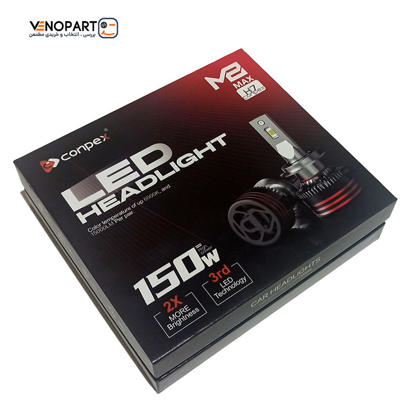 هدلایت پژو 405 GLX برند کانپکس M8 Pro MAX اورجینال | گـارانتی (2عددی) 1238 — تصویر ۳