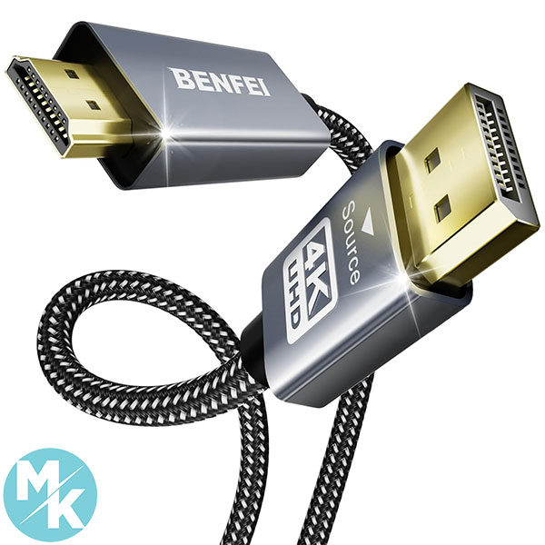 مبدل DisplayPort به HDMI برند BENFEI مدل 000273grey