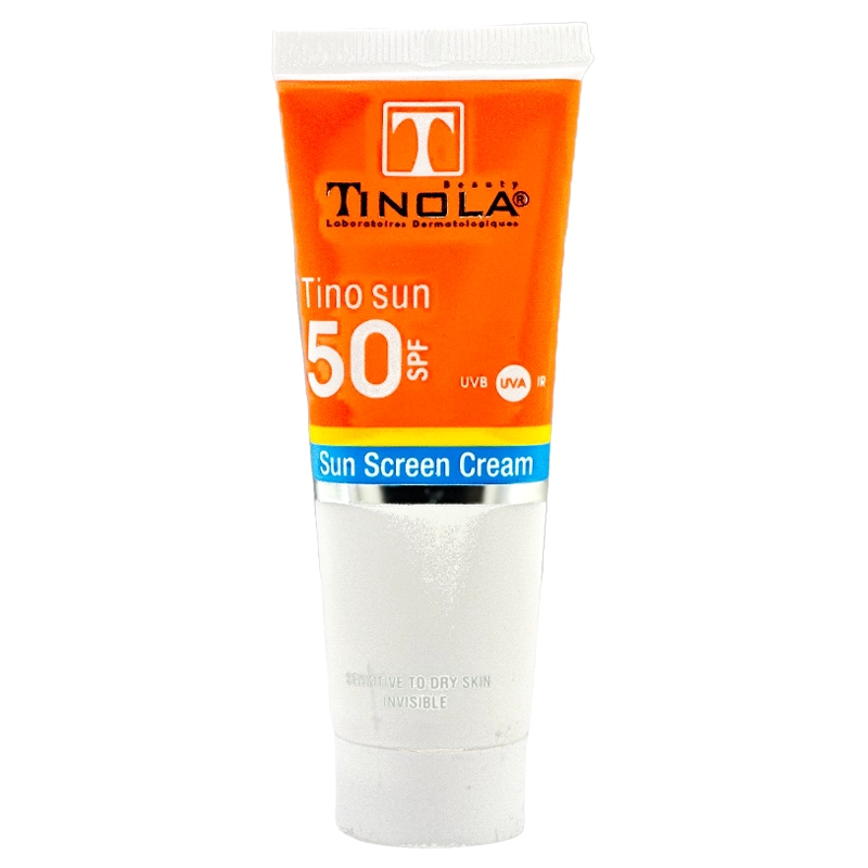 کرم ضدآفتاب پوست خشک و حساس تینولا (SPF 50) | داروخانه روشا