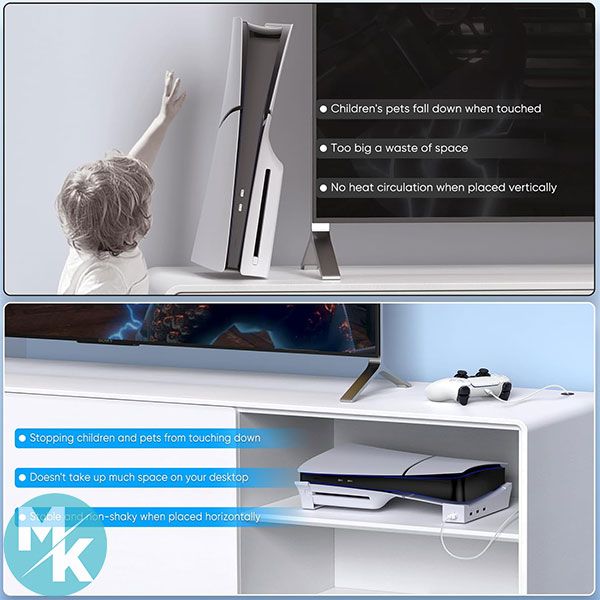 استند افقی PS5 Slim برند MENEEA مدل PG-P5S008 — تصویر ۶