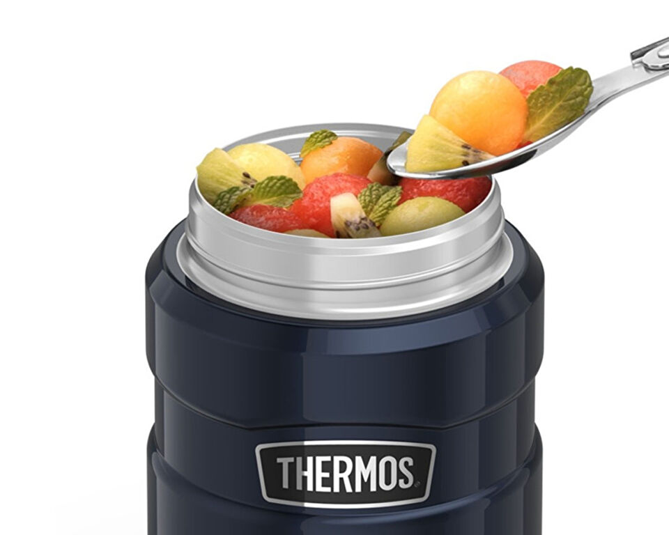 Thermos STAINLESS KING YEMEK TERMOSU 0.47L MIDNIGHT BLUE Thermos — تصویر ۴