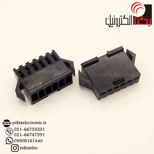 کانکتورsmبین راهی 6پین مادگی