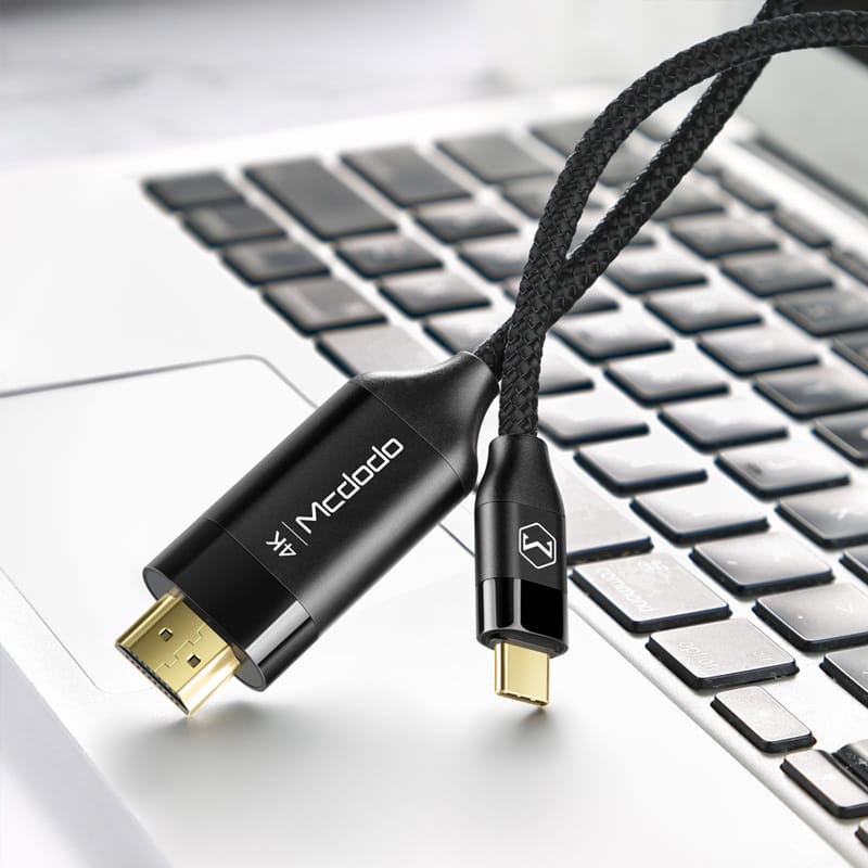 کابل تایپ سی به HDMI دو متری MHL مک دودو مدل Mcdodo 5880 - کیفیت 4K — تصویر ۳