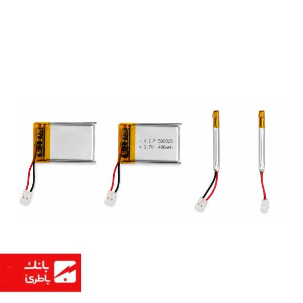 باتری لیتیوم پلیمر 502025 ظرفیت 400 میلی آمپر ساعت — تصویر ۴