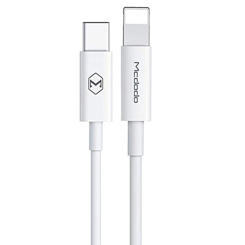 کابل تبدیل USB-C به لایتینینگ مک دودو مدل CA-7090 طول 1 متر - شرکت بصیر رایانه نقش جهان