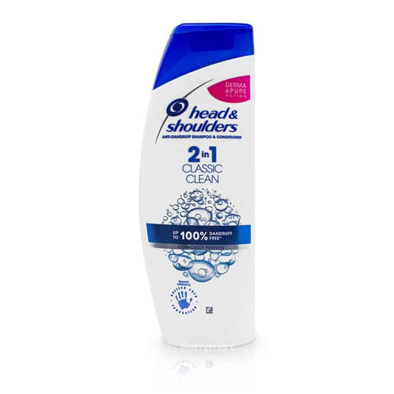 شامپو هد اند شولدرز head and shoulders مدل 2در1 Classic clean حجم 450 میل — تصویر ۲