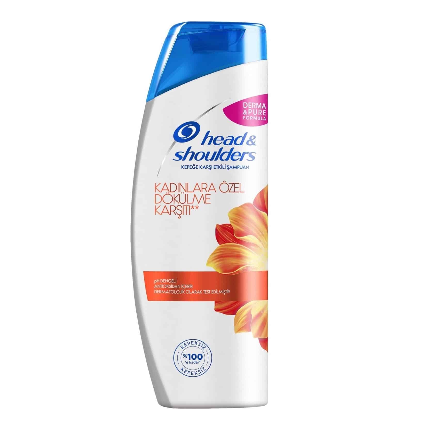 شامپو هد اند شولدرز Head and Shoulders ضد ریزش زنانه مدل Dokulmelere Karsiti حجم 350 میل — تصویر ۲