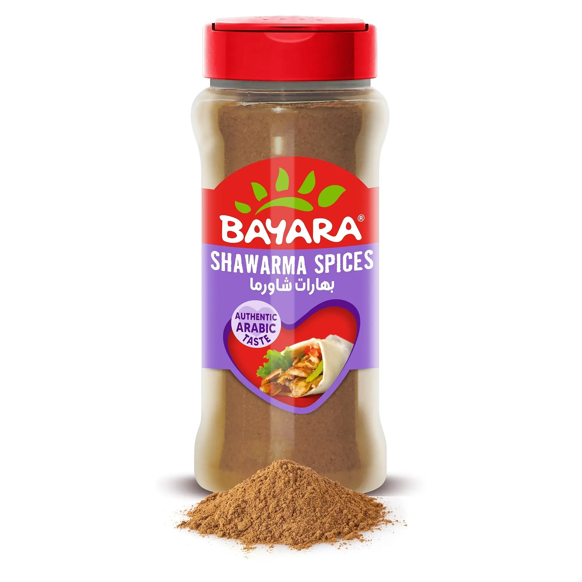 ادویه شاورما بایارا با طعم اصیل عربی 155 گرمی Bayara Shawarma Spices — تصویر ۲