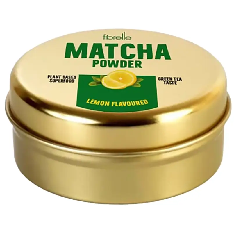 پودر ماچا فیبرله با طعم لیمو 25 گرمی Fibrelle Matcha Powder with Lemon — تصویر ۴