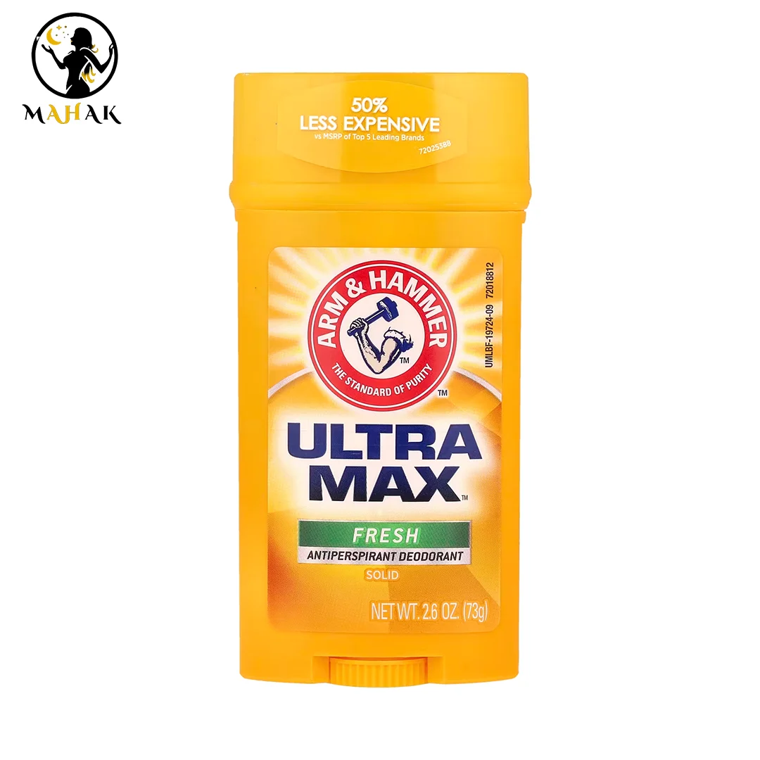 استیک ضد تعریق آرم اند هامر اولترا مکس فرش 73 گرمی Arm & Hammer Deodorant Solid Ultra Max Fresh — تصویر ۳