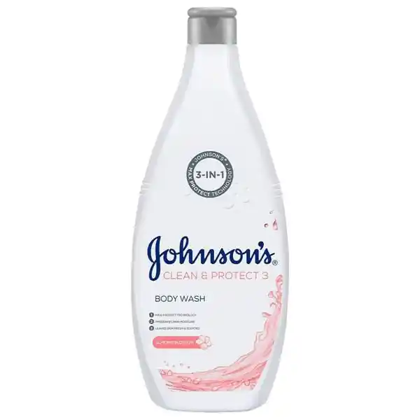 شامپو بدن جانسون 3 در 1 با رایحه شکوفه بادام (آلموند بلاسم) 750 میل JOHNSON’S Clean &amp; Protect 3 Almond Blossom Body Wash