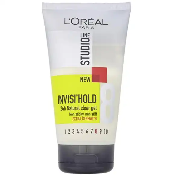 ژل موی تیوبی حالت دهنده موی شماره 8 لورآل (اینویزی هولد فوق قوی) 24 ساعته 150میل L’oreal Invisi hold Extra Strength Gel