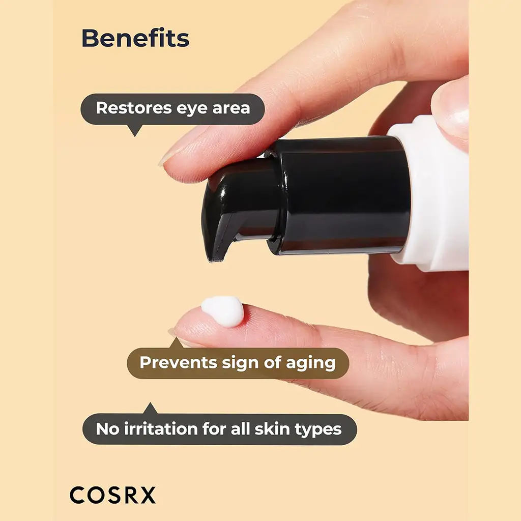 کرم دور چشم حلزون کوزارکس cosrx advanced snail peptide eye cream — تصویر ۵