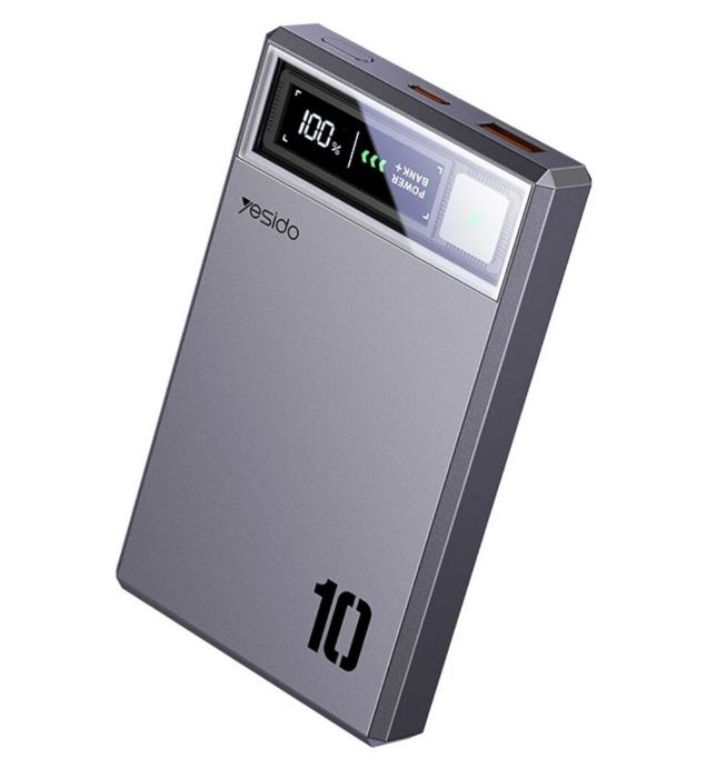 پاوربانک وایرلس 20W یسیدو مگ سیف مدل YP61 ظرفیت 10000 میلی آمپر ساعت