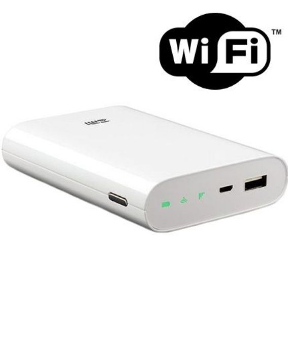 پاوربانک و مودم همراه 4G شیائومی مدل ZMi MF855 ظرفیت 7800 میلی آمپر ساعت