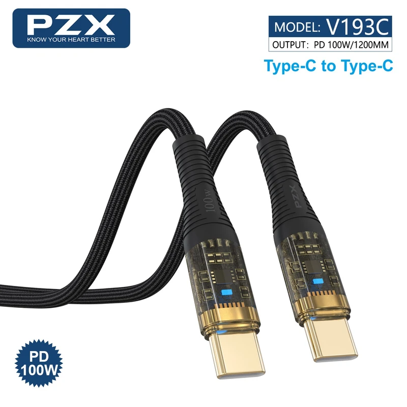 کابل شارژ PZX V193 PD دوسر TYPE-c