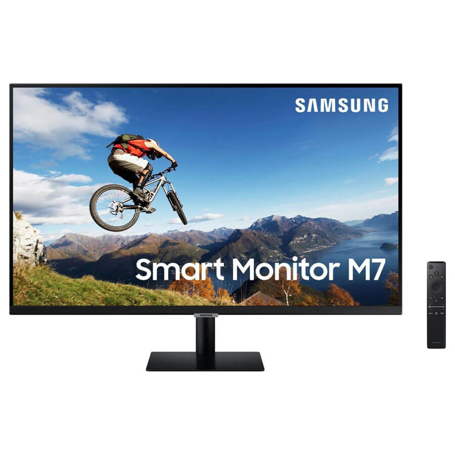 مانیتور هوشمند 4K سامسونگ مدل LS32AM700 سایز 32 اینچ