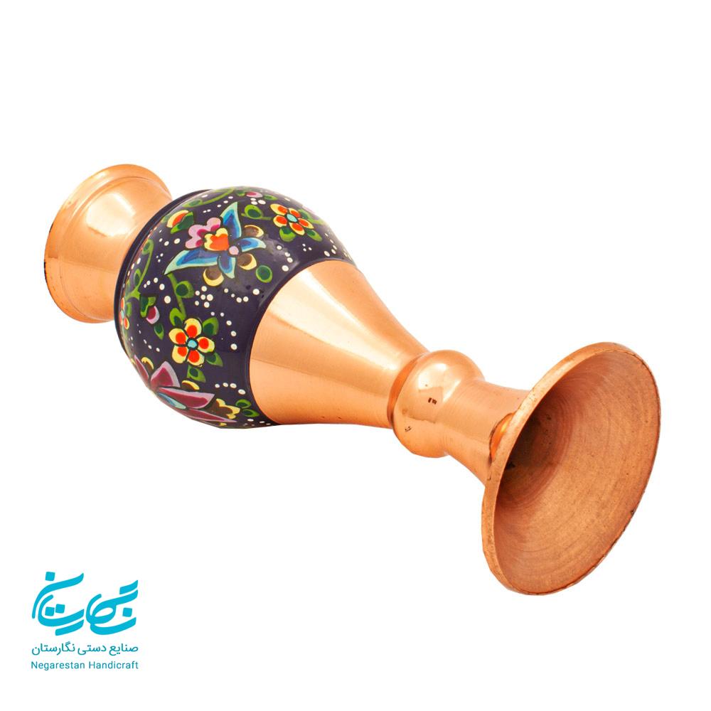 گلدان مس و پرداز ارتفاع 16 س.م — تصویر ۳