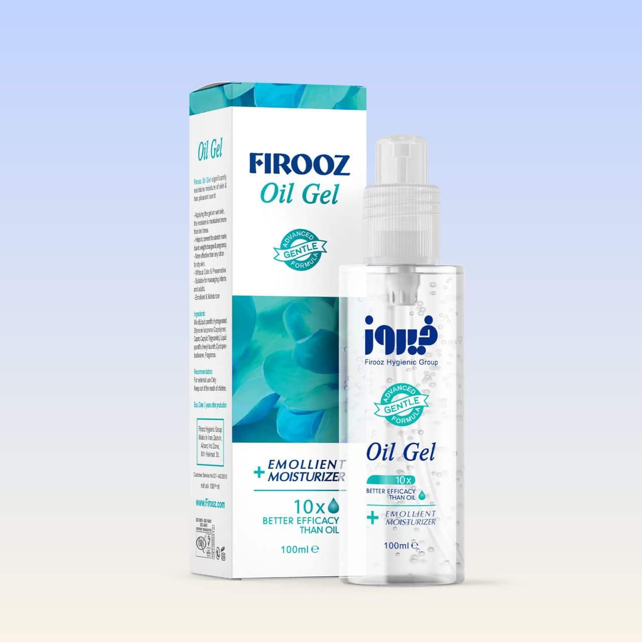 ژل روغن فیروز 100 میلFIROOZ Oil Gel