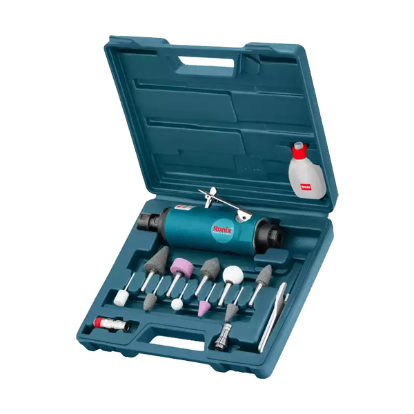 کیت فرز انگشتی بادی گلو کوتاه رونیکس 16 پارچه مدل RA-1802