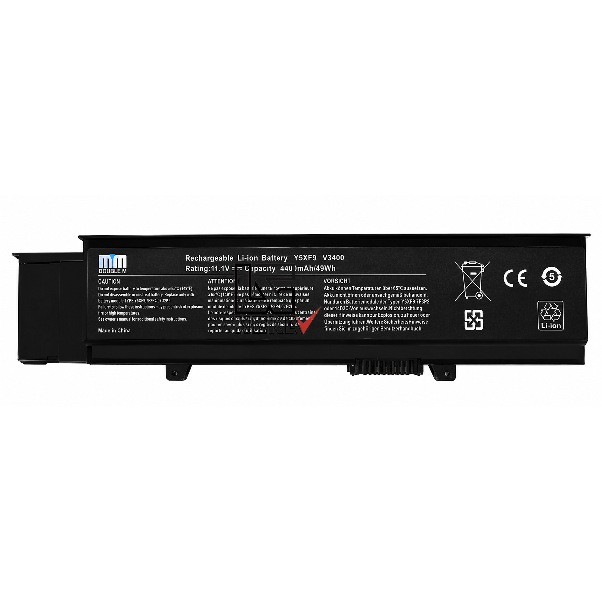 باتری لپ تاپ Dell Vostro 3400 / 3500 مدل Y5XF9