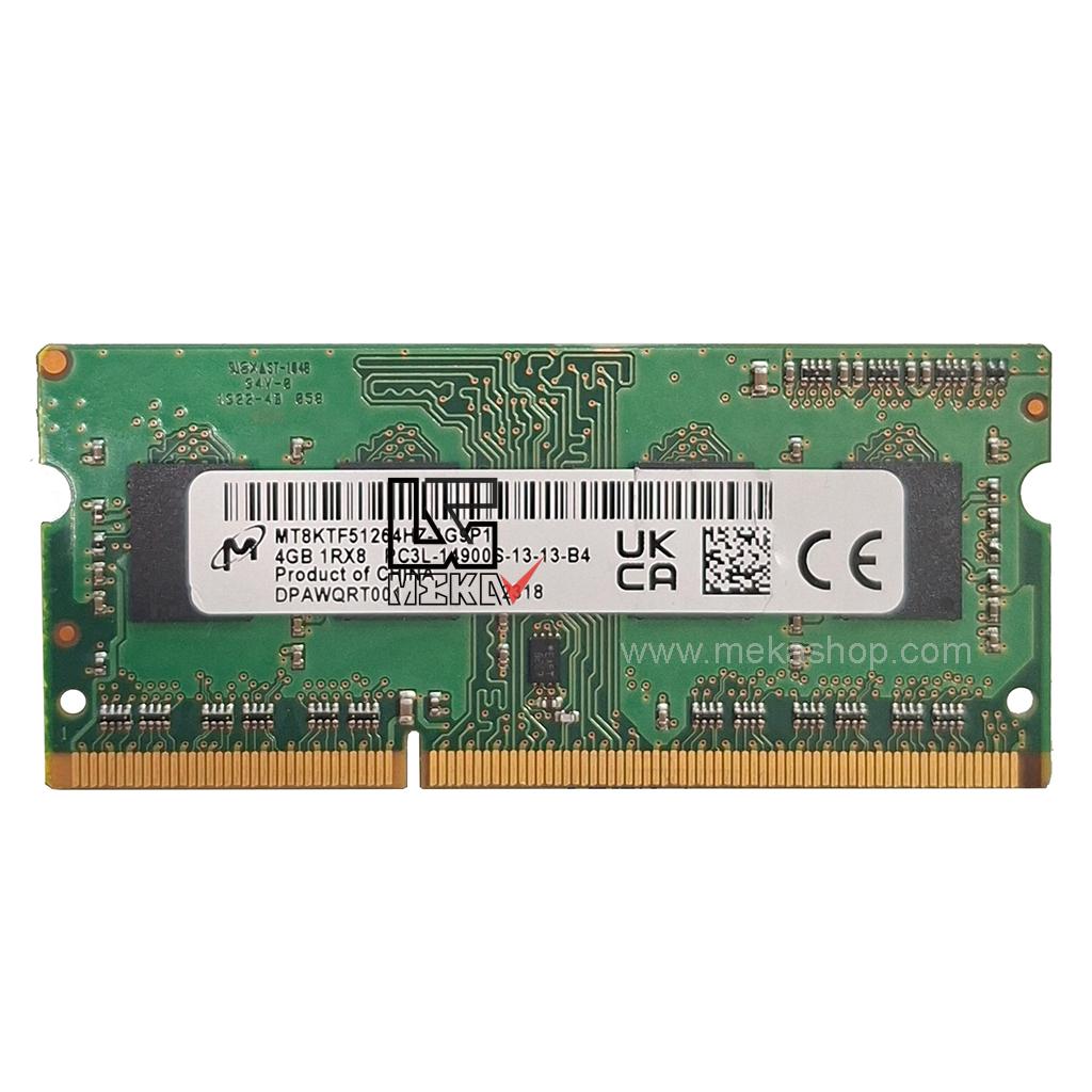 رم لپ تاپ میکرون Micron DDR3L 1866MHz PC3L-14900s CL13 4GB