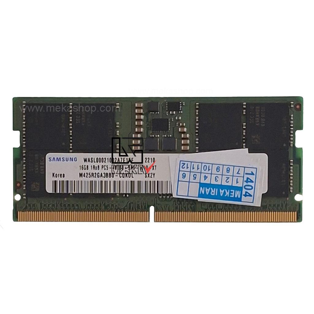 رم لپ تاپ سامسونگ Sumsung DDR5 4800MHz PC5 CL40 16GB