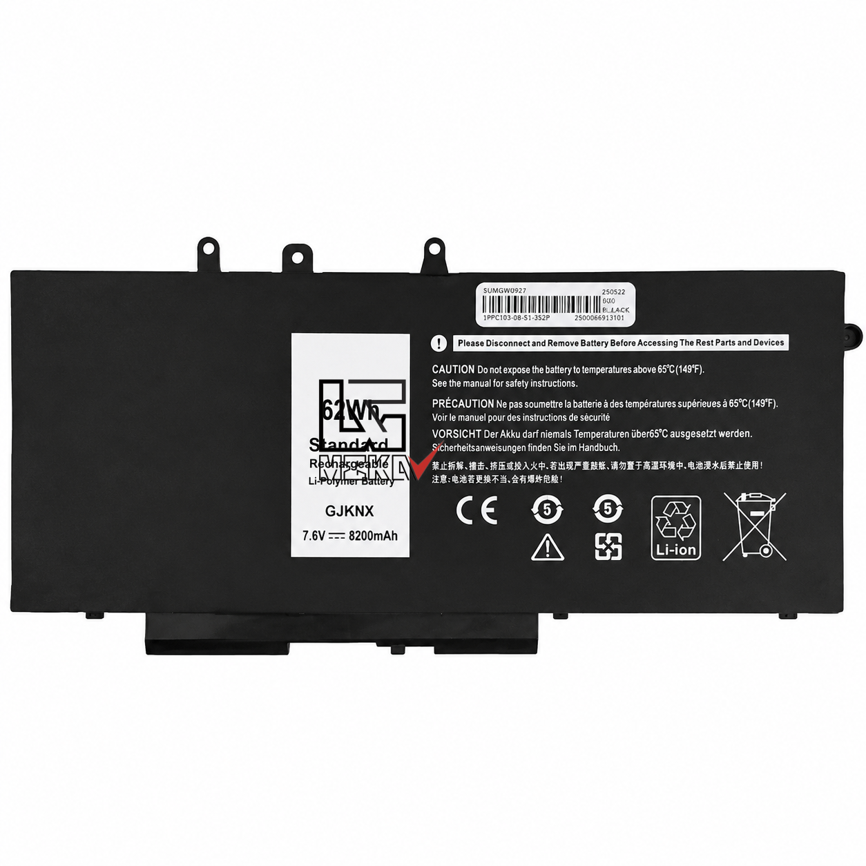 باتری Dell Latitude 5480 مدل GJKNX