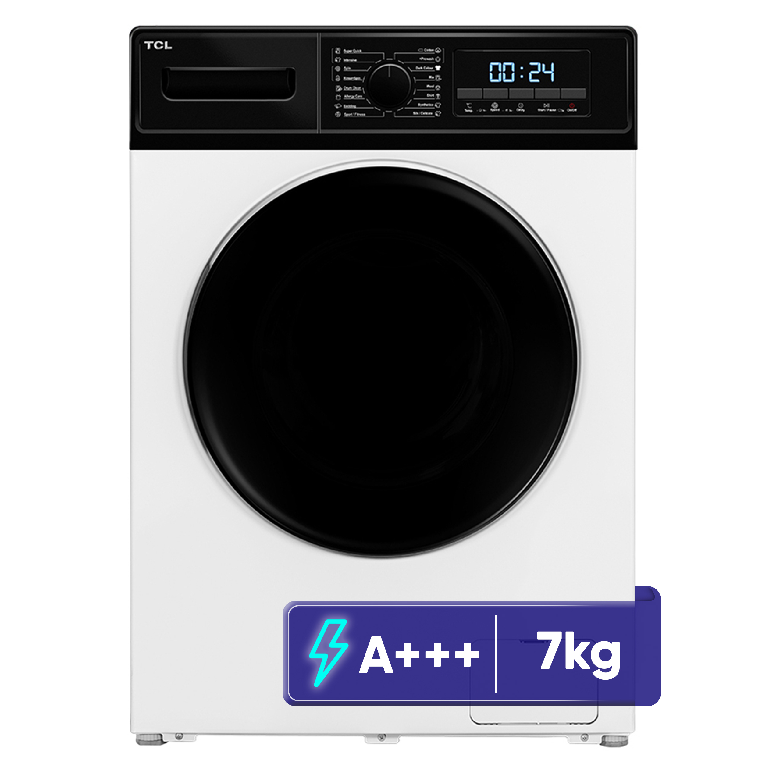 ماشین لباسشویی تی سی ال مدل G72-BW White