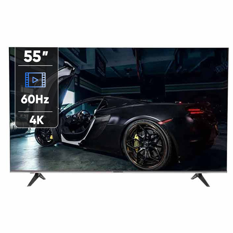 تلویزیون هوشمند 2-L55000FS4 فریملس پنل نقره ای لئوکو — تصویر ۵