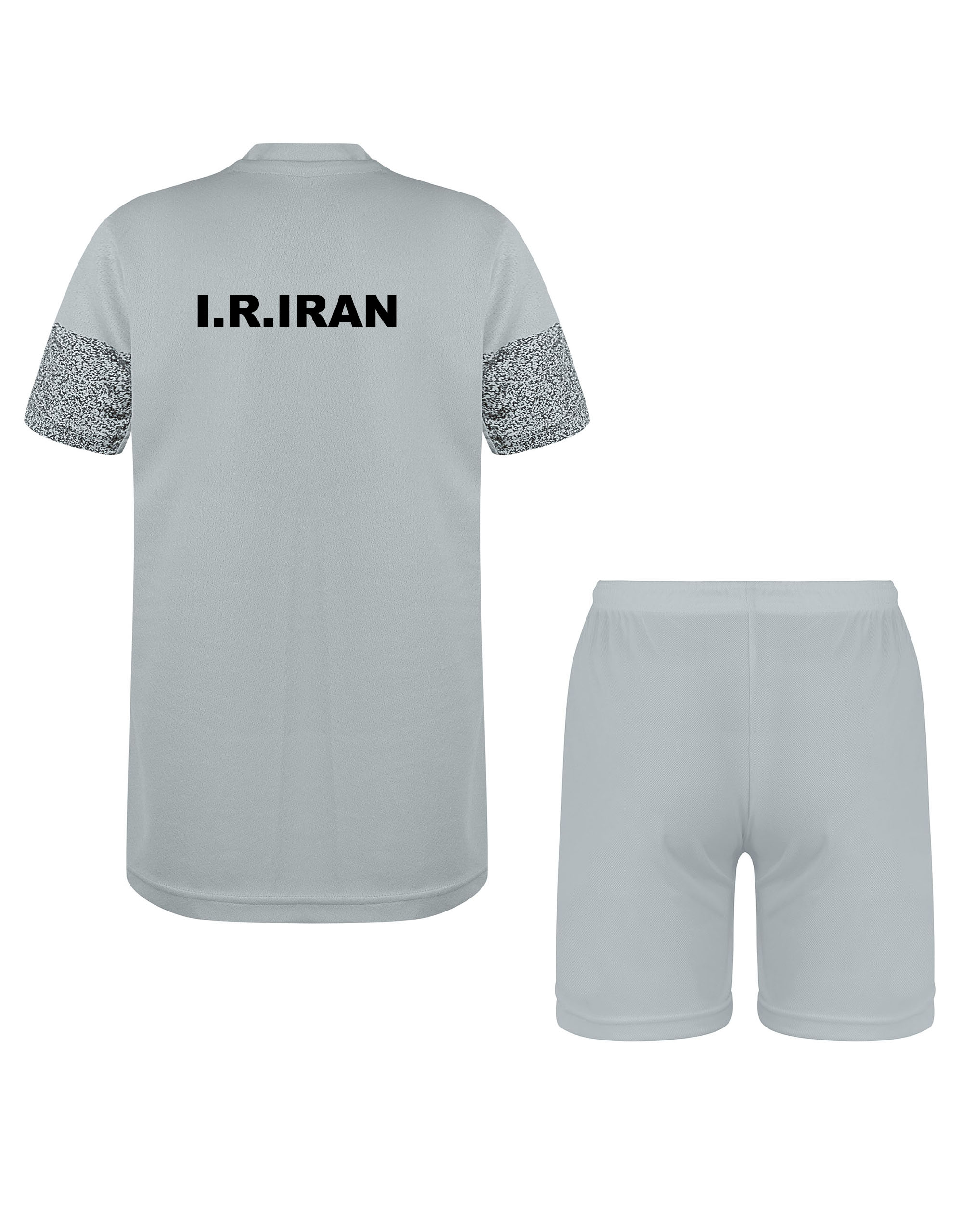 ست رسمی تیم ملی کشتی ایران – مدل ویژه بانک شهر (رنگ طوسی) کد204 — تصویر ۳