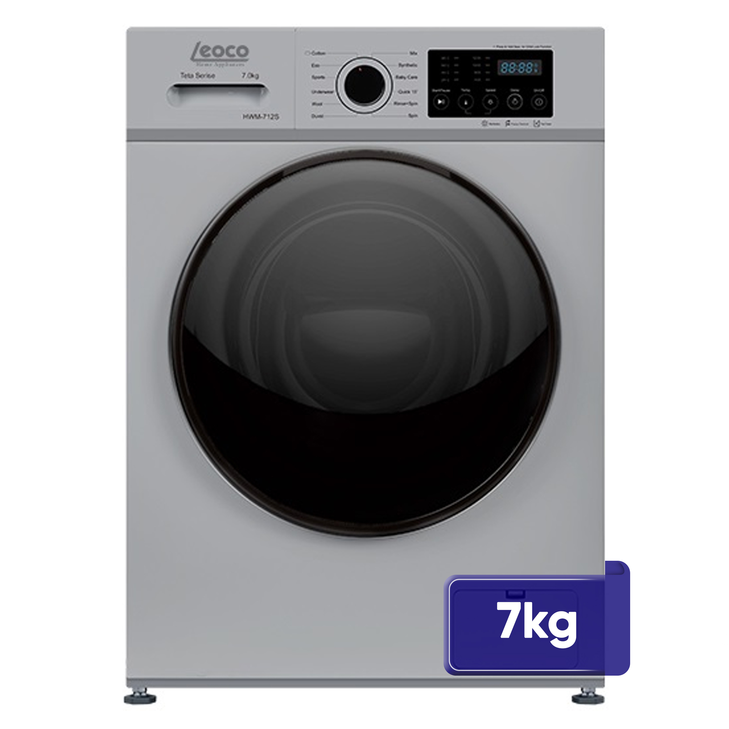 ماشین لباسشویی 7 کیلویی لئوکو موتورBLDC مدل LWM714W سفید