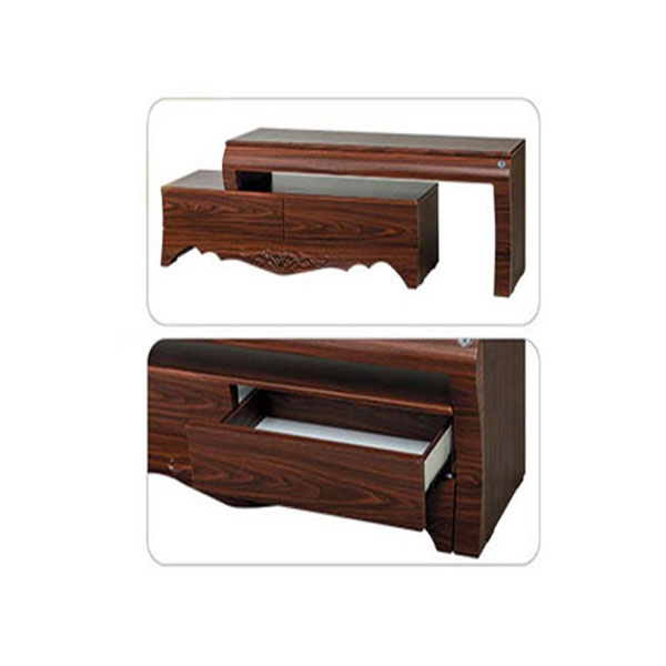 میز تلویزیون متین مدل R220 روکش چوب -180
