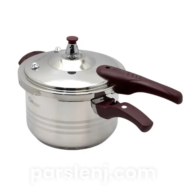 زودپز اجاقی تک دسته استیل دسینی مدل KD6L با ظرفیت 6 لیتری — تصویر ۳