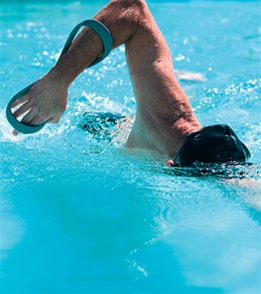 کفی اِیت شنا فینیس مدل forearm fulcrum paddles — تصویر ۵