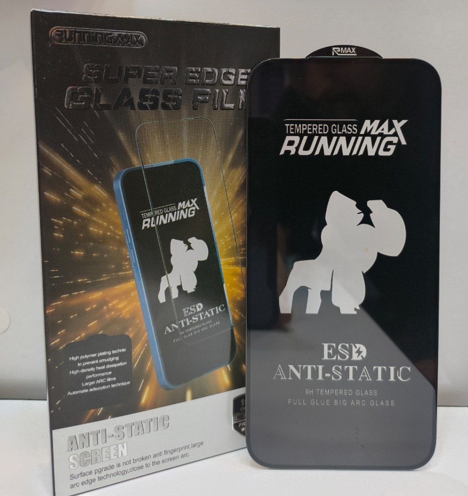 محافظ صفحه نمایش آیفون آنتی استاتیک Running Max — تصویر ۳