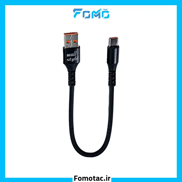 کابل تبدیل USB به USB-C فوموتک مدل WS-108 C طول 0.25 متر