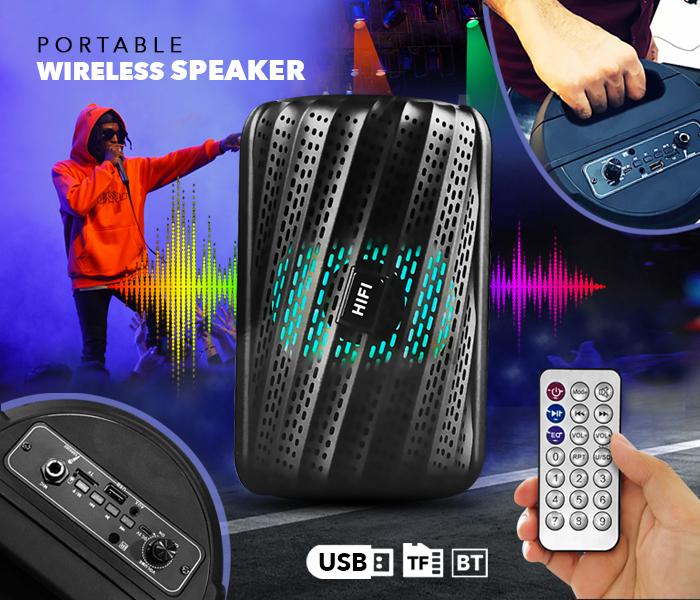 اسپیکر بلوتوثی قابل حمل مدل XY-601 میکروفن دار — تصویر ۵
