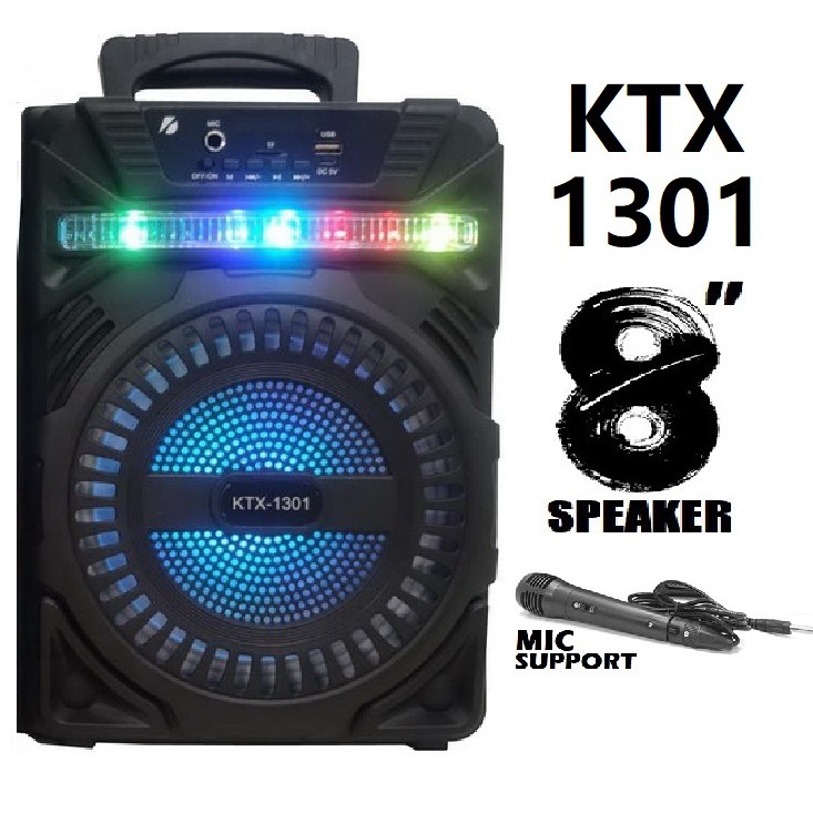 اسپیکر بلوتوثی قابل حمل مدل KTX-1301 میکروفن دار