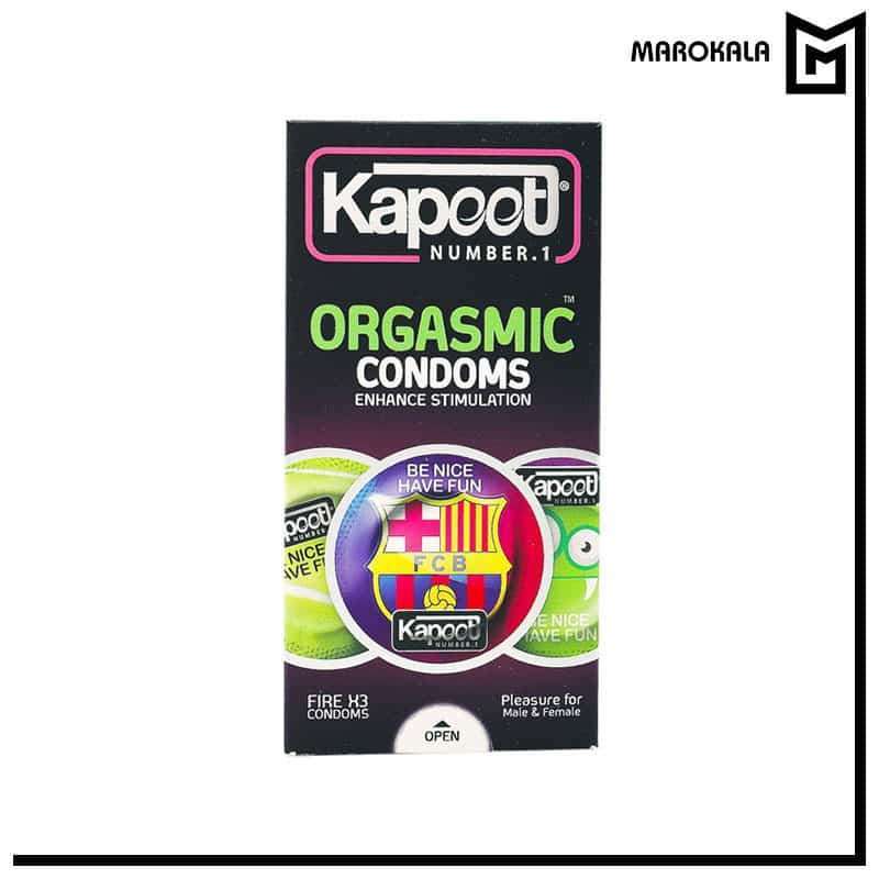 کاندوم خاردار کاپوت مدل Orgasmic بسته 12 عددی (قیمت خرید عمده 88000 تومان) - ماروکالا، فروش عمده محصولات آرایشی و بهداشتی