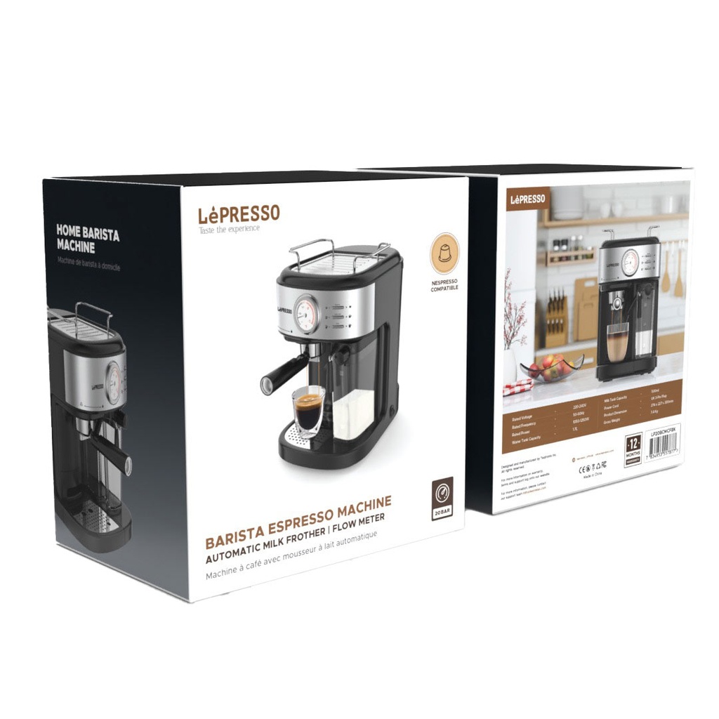 دستگاه قهوه ساز لپرسو مدل Lepresso LP20BCMCF coffee machine — تصویر ۵
