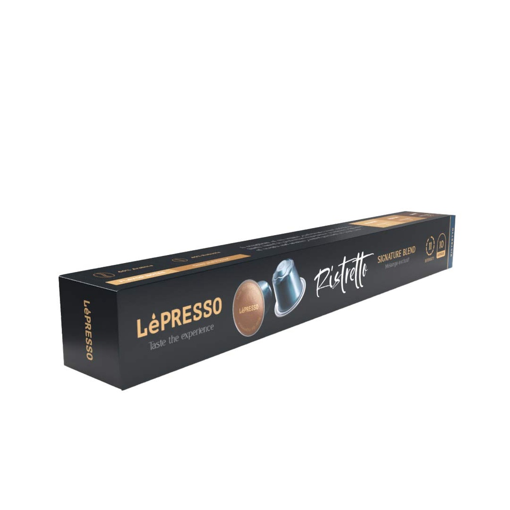 کپسول قهوه لپرسو مدل Lepresso LPACNRST capsule nespresso ristretto 10pcs — تصویر ۴