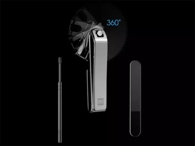 ست اصلاح ناخن و گوش پاک کن شیائومی مدل Xiaomi HU0210 no splash nile clippers set — تصویر ۴