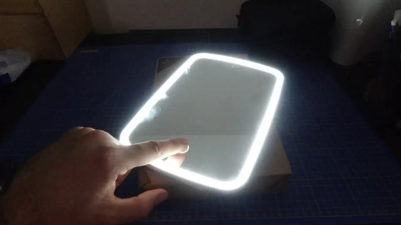 آینه آرایش چراغ دار شیائومی مدل Xiaomi NV026 jordan&amp;judi mirror — تصویر ۶