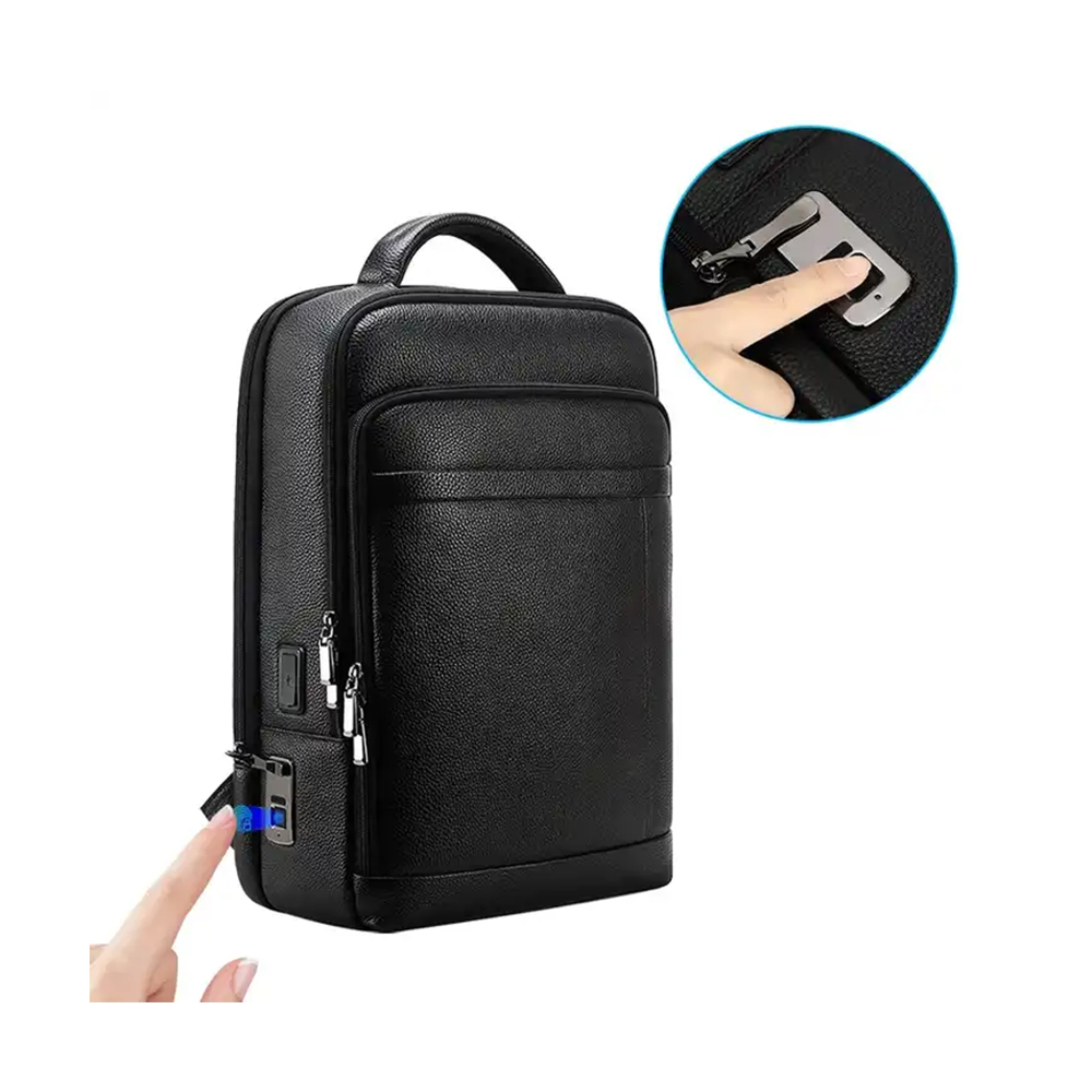 کیف چرم ضد سرقت مدل Fipilock FL-V2211 حساس به اثر انگشت