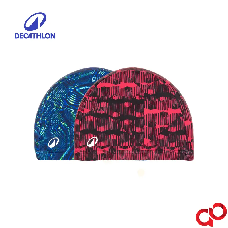 کلاه شنا پارچه ای دکتلون TRIBORD مدل Decathlon Mesh Cap L Print