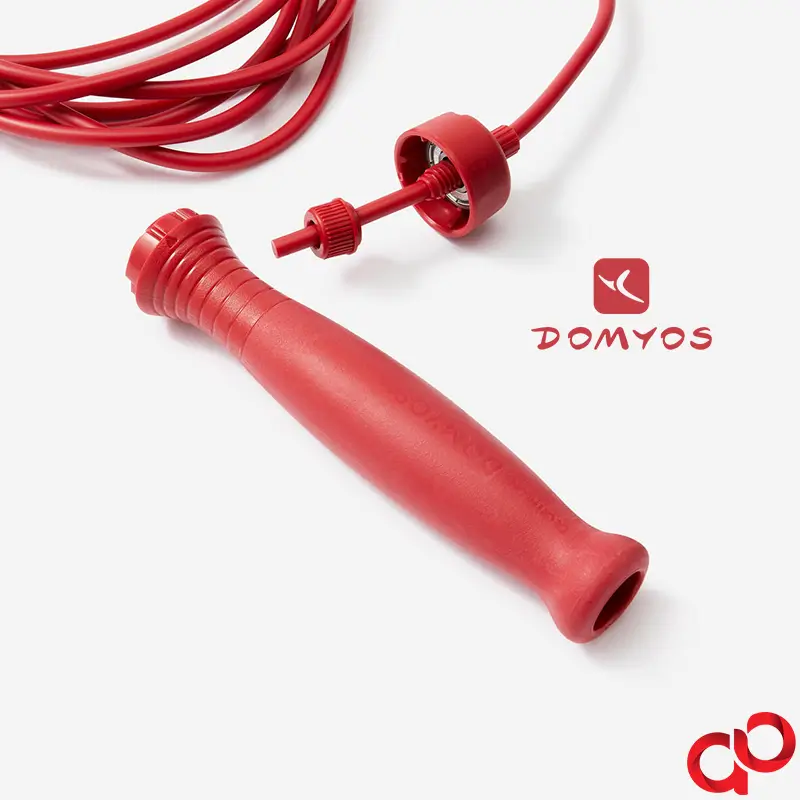طناب ورزشی دومیوس دکتلون مدل Domyos Jump Rope JR500 Rubber — تصویر ۴